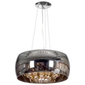 image of Linea Verdace Snow Pendant Ceiling Light Chrome