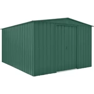 Image of Lotus - 10x12 Heritage Green Metal Apex Shed - Heritage Green