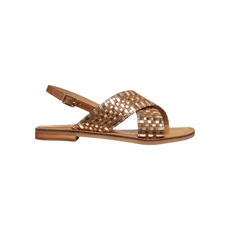 Image of Geox Womens sandals Geox Maddalusia Marron Female 38