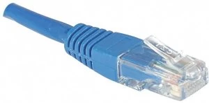 Patch Cord RJ45 CAT.5e U/UTP Blue - 2m Copper/Aluminium