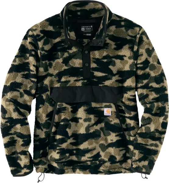 Image of Carhartt Relaxed Fit Fleece Pullover, multicolored, Size XL