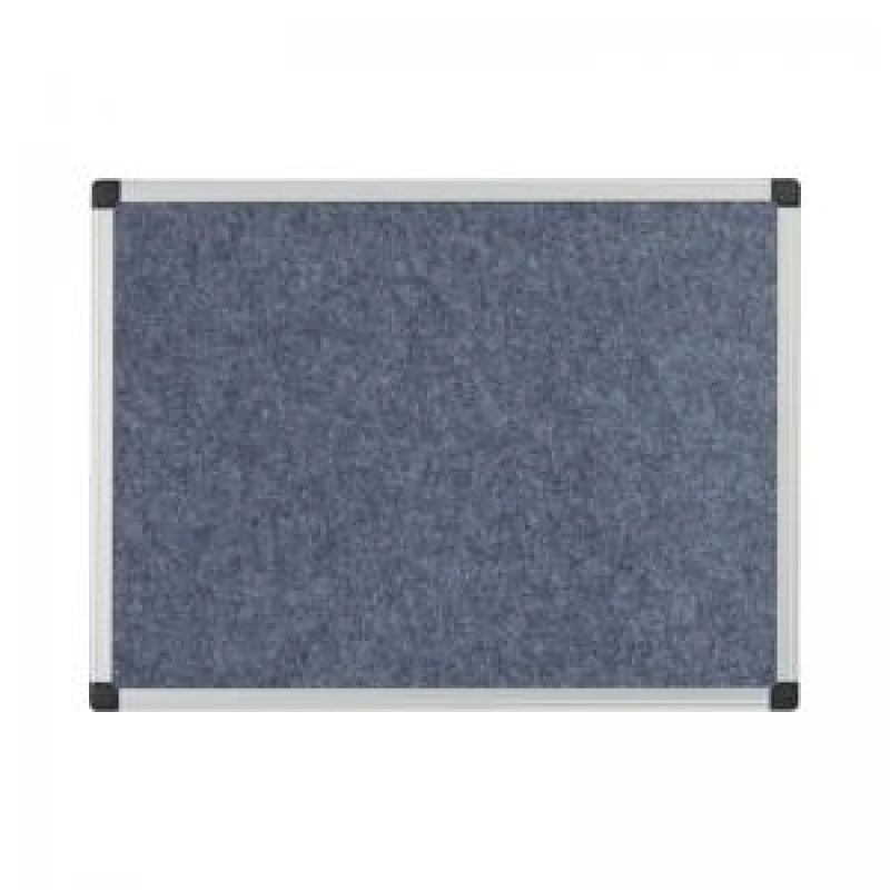 Image of Bi-Office Maya Fire Retardant Noticeboard Grey Aluminium Frame 1500x1200mm SA1202170
