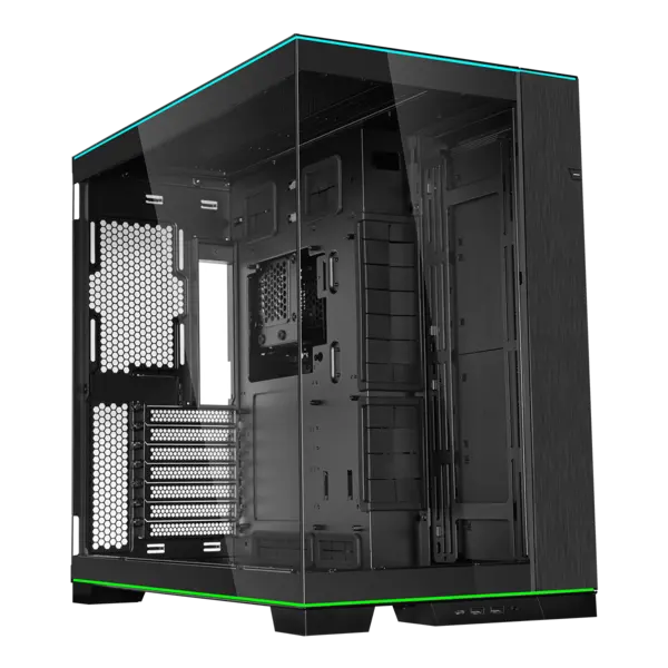 Image of Lian Li O11D EVO RGB Mid-Tower Dual Chamber Case - Black - O11DERGBX