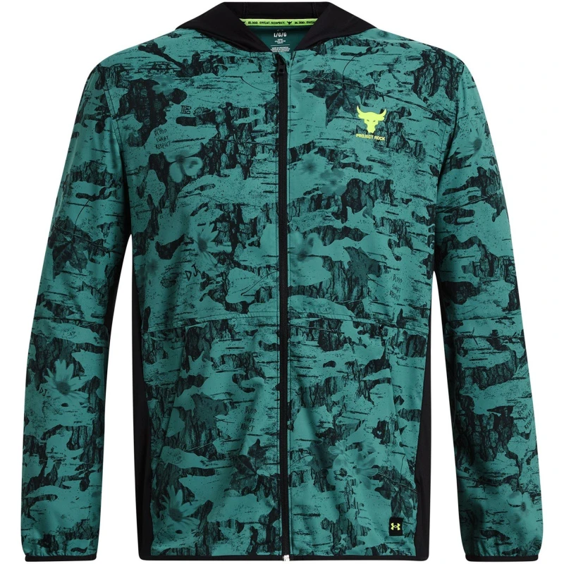 Image of Under Armour Mens Hybrid Zip Hoodie Blue male M