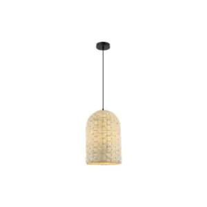 Image of Varosha Bamboo Ceiling Pendant Light E27 Natural