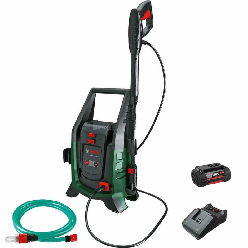 Image of Bosch UNIVERSALAQUATAK 36V-100 36v Cordless Pressure Washer and Priming Kit 1 x 6ah Li-ion Battery Charger UNIVERSALAQUATAK 36V-100