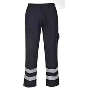Image of Portwest Mens Iona Safety Workwear Trousers (L/R) (Dark Navy) - Dark Navy