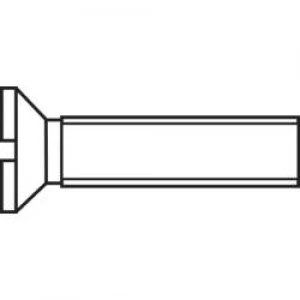 Image of Countersunk screws M1 10 mm Slot NA