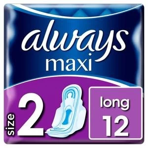 image of Always Maxi Long Plus Towels x12