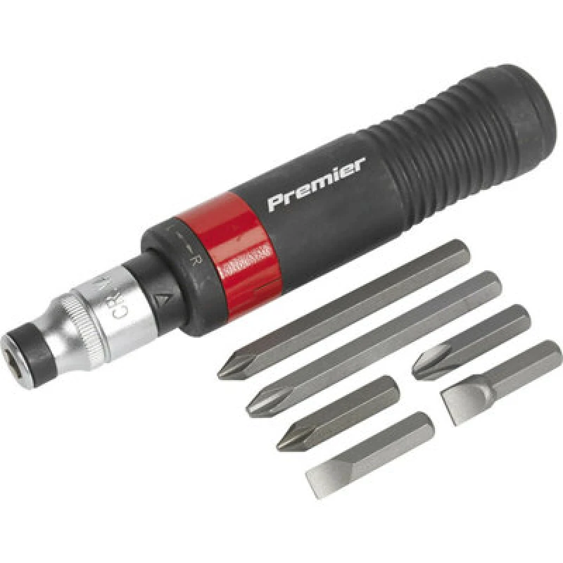 Image of Loops 8 PACK Compact Impact Driver Set - Manual Tight Screw Remover Hammer Strike Multi
