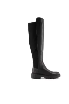 Image of 'Tella' Leather Knee High Boots