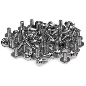 Image of StarTech PC Mounting Computer Screws M3 x 1/4in Long Standoff - 50 Pack