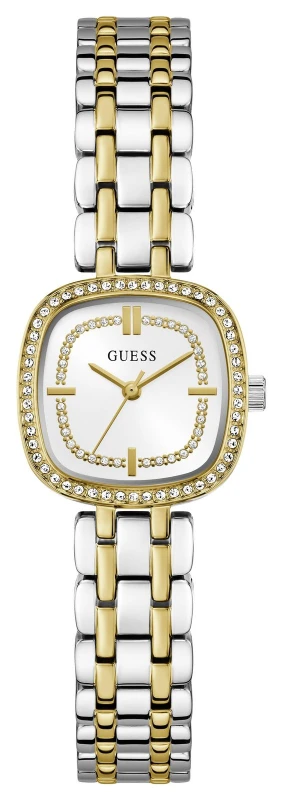 Image of GUESS GW1018L3 Hazel Two Tone Stone Set Bracelet Watch - W96407