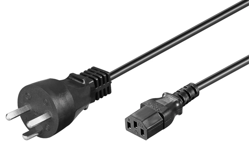 Image of Microconnect PE120418 power cable Black 1.8 m Power plug type K C13 co
