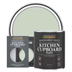Image of Rust-Oleum Kitchen Cupboard Paint - LAUREL GREEN - 750ml