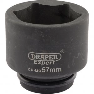 Image of Draper Expert 3/4" Drive Hexagon Impact Socket Metric 3/4" 57mm
