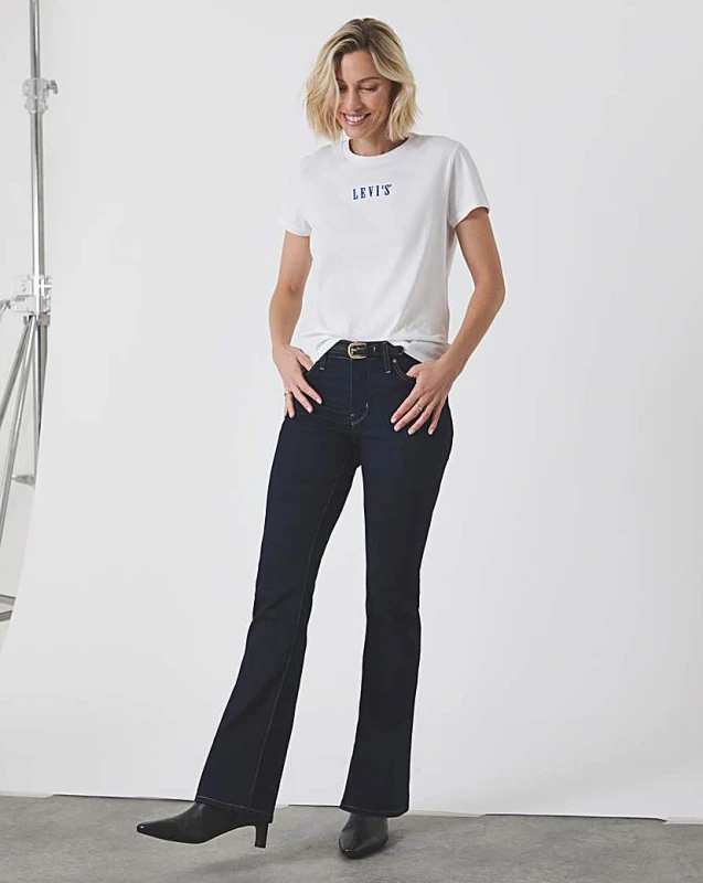 Image of Levis|Levis Levis 315 Shaping Boot Cut Jeans Indigo - Levis - Size: 30/30 / UK 14 Indigo Female 30/30 / UK 14 PV14004