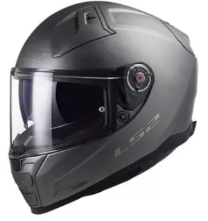 Image of LS2 Ff811 Vector Ii Solid Matt Titanium Full Face Helmet 2XL