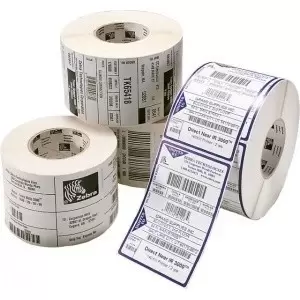 Image of Zebra SAMPLE14648R printer label White Self-adhesive printer label