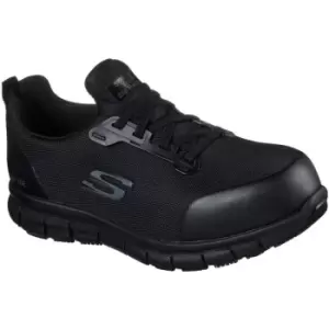 Image of Skechers Womens/Ladies Sure Track Jixie Safety Shoes (8 UK) (Black) - Black
