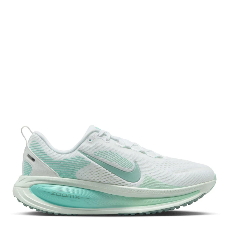 Image of Nike Vomero 18 Road Running Shoes Womens White/Mint female 8 (42.5)