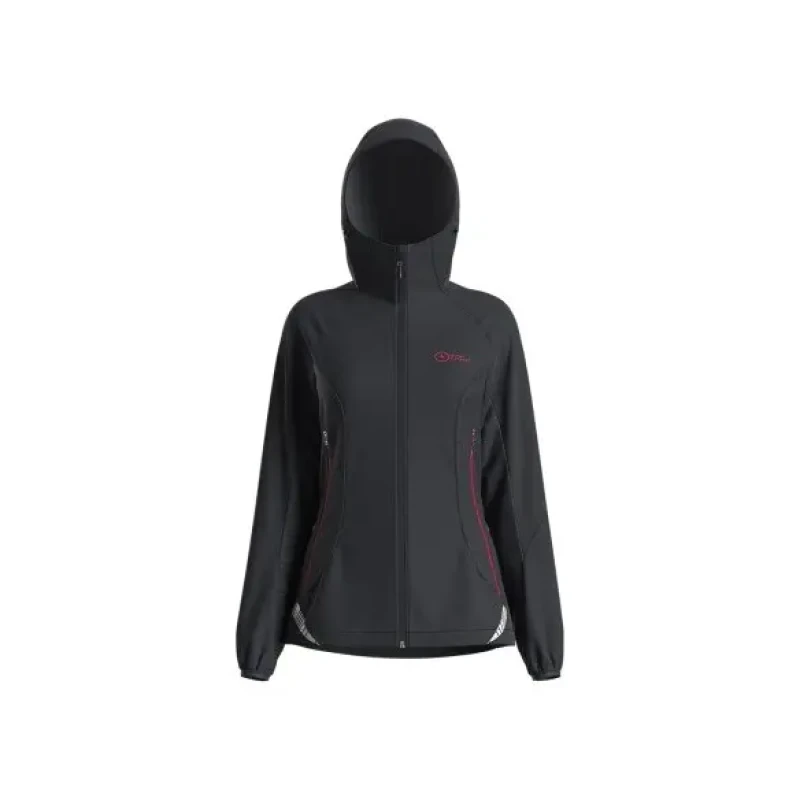 Image of Womens hiking jacket Great Escapes 119 Midi Noir Female 2XL