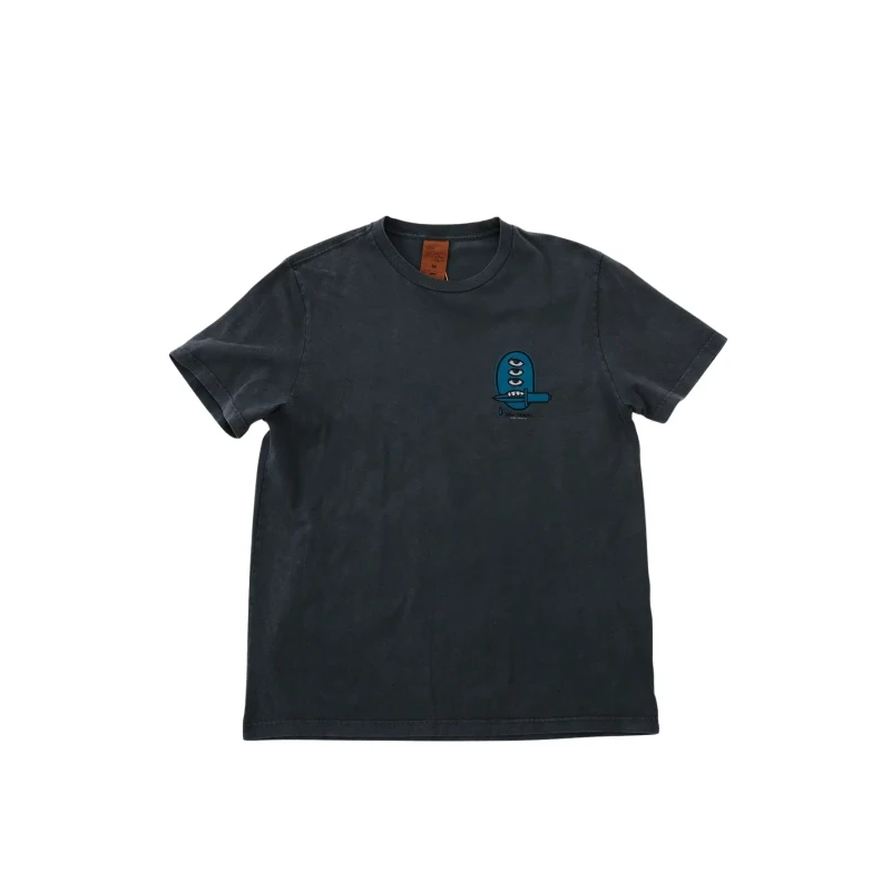 Image of Nudie Jeans T-Shirt Nudie Jeans Roy Raw Noir Male M