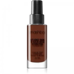 Image of Smashbox Studio Skin 24 Hour Wear Hydrating Foundation Hydrating Foundation Shade 4.5 Very Deep With Warm Undertone 30ml