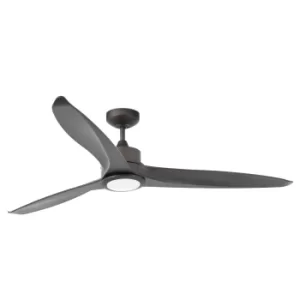 Tonic LED Large Ceiling Fan Dark Brown