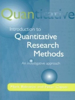 Image of Introduction to Quantitative Research Methods by Mark Balnaves Paperback