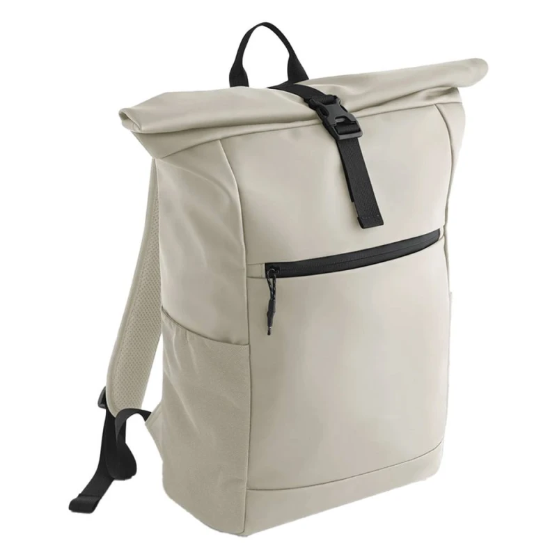 Image of Bagbase Mens Athlux Roll Top 20L Backpack in Natural Natural Male
