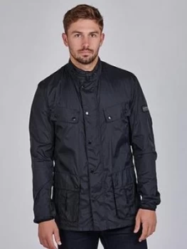 Image of Barbour International Duke Packable Jacket - Black, Size 2XL, Men