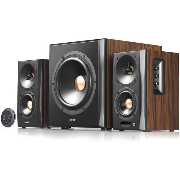 image of Edifier Edifier S360DB 2.1 Bluetooth Multimedia Speakers - Brown One Size