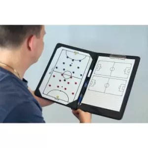 Image of Precision Pro Futsal Tactics Folder (One Size) (Black/White)