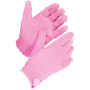 image of Shires Unisex Adult Newbury Gloves (L) (Pink) - Pink