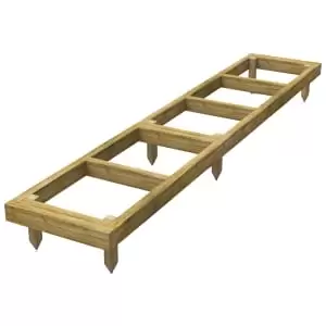 Image of Power Sheds 10 x 2ft Pressure Treated Garden Building Base Kit