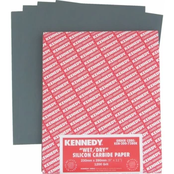 Image of Kennedy - 9'X11 Wet or Dry Paper Sheet Grade 150- you get 5