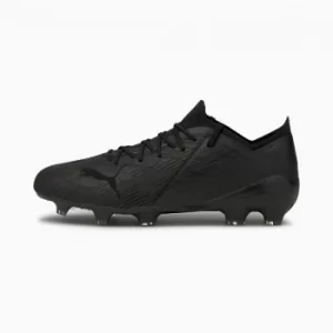 image of Womens PUMA Ultra 1.2 Lazertouch FG/AG Football Boots, Black/Silver Size 12 Shoes