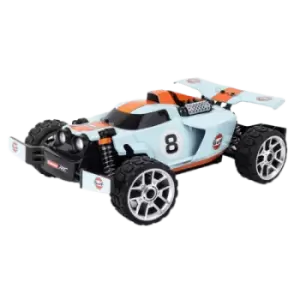 image of 2,4GHz Carrera Profi RC Gulf Motorsport Buggy for Merchandise