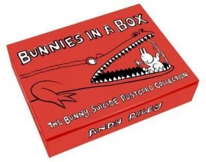 Image of Bunnies in a Box the Bunny Suicides Postcard Collection by Andy Riley Paperback