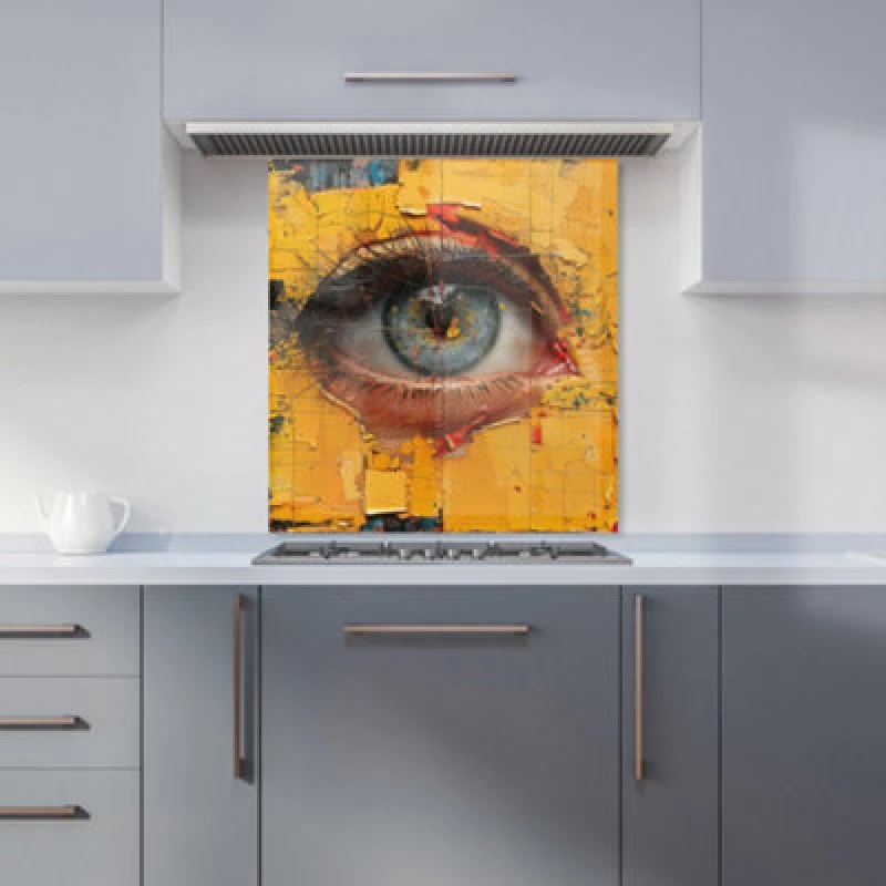 Image of Warren Reed Designer Ethereal Gaze Kitchen Splashback