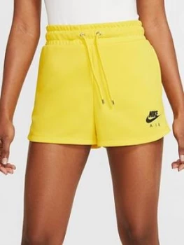 Nike NSW Air Short - Yellow , Yellow, Size XL, Women