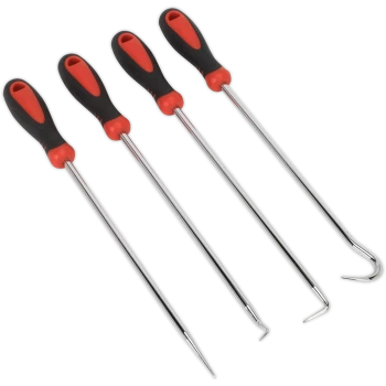 image of Sealey 4 Piece Long Reach Hook and Pick Set