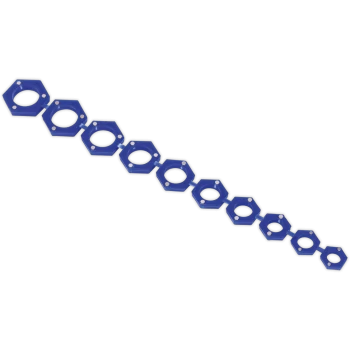 Image of Sealey 10 Piece Magnetic Fastener Retainer Socket Insert Set