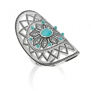 image of THOMAS SABO Ethno Dreamcatcher Ring TR2091-646-17