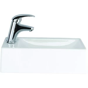 Image of Wickes Sorrento Cloakroom Left Hand Basin - 400mm