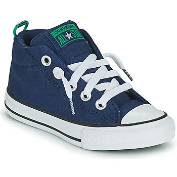 image of Converse CHUCK TAYLOR ALL STAR STREET CANVAS COLOR MID boys's Childrens Shoes (High-top Trainers) in Blue,1.5 kid,10 kid,11 kid,12 kid,13 kid,1 kid,2