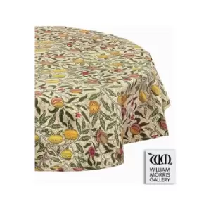 Image of William Morris Fruit 132 x 178cm Cotton Tablecloth