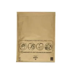 image of Mail Lite Bubble Postal Bag Gold K7-350x470 (Pack of 50) 101098099