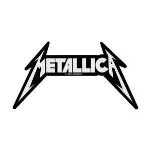 image of Metallica - Shaped Logo Standard Patch